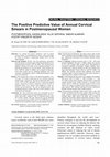 Research paper thumbnail of Postmenopozal Kadinlarda Yillik Servi̇kal Smear Almanin Pozi̇ti̇f Predi̇kti̇f Değeri̇