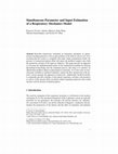 Research paper thumbnail of Simultaneous Parameter and Input Estimation of a Respiratory Mechanics Model