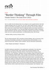 Research paper thumbnail of “Border Thinking” Through Film