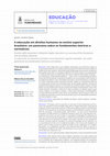 Research paper thumbnail of Educação Em Direitos Humanos No Ensino Superior Brasileiro