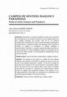 Research paper thumbnail of Campos de sentido: rasgos y paradojas