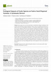 Research paper thumbnail of Ecological Impacts of Exotic Species on Native Seed Dispersal Systems: A Systematic Review