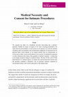 Research paper thumbnail of Medical necessity and consent for intimate procedures