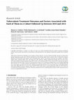 Research paper thumbnail of Tuberculosis Treatment Outcomes and Factors Associated with Each of Them in a Cohort Followed Up between 2010 and 2014