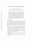 Research paper thumbnail of Non-Locality and Zero-Knowledge MIPs