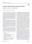 Research paper thumbnail of Introduction: Digital Technologies and Human Decision-Making