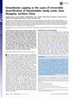 Research paper thumbnail of Groundwater sapping as the cause of irreversible desertification of Hunshandake Sandy Lands, Inner Mongolia, northern China