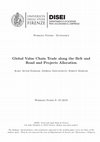 Research paper thumbnail of Global Value Chain Trade along the Belt andRoad and Projects Allocation