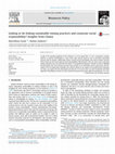 Research paper thumbnail of Linking or de-linking sustainable mining practices and corporate social responsibility? Insights from Ghana