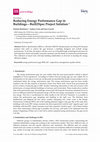 Research paper thumbnail of Reducing Energy Performance Gap in Buildings—Built2Spec Project Solution