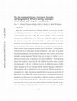 Research paper thumbnail of On the relation between structural diversity and geographical distance among languages: Observations and computer simulations