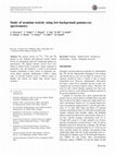 Research paper thumbnail of Study of uranium toxicity using low-background gamma-ray spectrometry