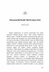 Research paper thumbnail of William Butler Yeats