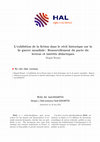 Research paper thumbnail of L’exhibition de la fiction dans le récit historique sur la 2e guerre mondiale : Renouvellement du pacte du lecteur et intérêts didactiques