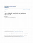 Research paper thumbnail of The capital gap: Nollywood and the limits of informal trade