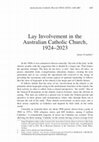 Research paper thumbnail of Lay Involvement in the Australian Catholic Church, 1924-2023