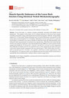 Research paper thumbnail of Muscle-Specific Endurance of the Lower Back Erectors Using Electrical Twitch Mechanomyography