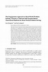 Research paper thumbnail of The Engagement Approach to Real-World Problem Solving: Toward a Coherent Soft-Systems-Based Theoretical Platform for Real-World Problem Solving