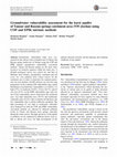 Research paper thumbnail of Groundwater vulnerability assessment for the karst aquifer of Tanour and Rasoun spring using EPIK, COP, and travel time methods