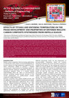 Research paper thumbnail of Effects of Titania and Sintering Temperature on the Phase Development and Properties of Sintered Mullite- Carbon Composite Synthesized from Okpella Kaolin