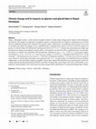 Research paper thumbnail of Climate change and its impacts on glaciers and glacial lakes in Nepal Himalayas