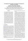 Research paper thumbnail of Investigating non lexical markers of the language of schizophrenia in spontaneous conversations