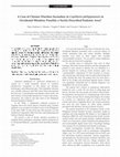 Research paper thumbnail of A Case of Chronic Diarrhea Secondary to Capillaria philippinensis in Occidental Mindoro: Possibly a Newly-Described Endemic Area?