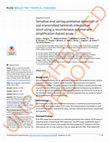 Research paper thumbnail of Sensitive and semiquantitative detection of soil-transmitted helminth infection in stool using a recombinase polymerase amplification-based assay