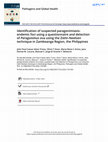 Research paper thumbnail of Identification of suspected paragonimiasis-endemic foci using a questionnaire and detection of Paragonimus ova using the Ziehl–Neelsen technique in Zamboanga Region, the Philippines