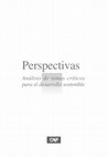 Research paper thumbnail of Perspectivas. Análisis de temas críticos para el desarrollo sostenible Vol. 1, Nº1