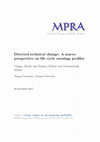 Research paper thumbnail of Directed technical change: A macro perspective on life cycle earnings profiles