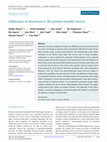 Research paper thumbnail of Infiltration of aluminum in 3D-printed metallic inserts