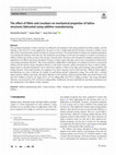 Research paper thumbnail of The effect of fillets and crossbars on mechanical properties of lattice structures fabricated using additive manufacturing