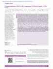 Research paper thumbnail of Estrogen-deficiency Effect on the Composition of Dental Enamel: A Pilot Study