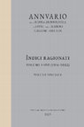 Research paper thumbnail of Annuario della Scuola Archeologica di Atene e delle Missioni Italiane in Oriente, Volume Speciale, Indici Ragionati. Volumi I-100 (1914-2022), 2023. ANTEPRIMA