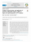 Research paper thumbnail of Synthesis, characterization, and application of metal-free sulfonamide-vitamin C adduct to improve the optical properties of PVA polymer