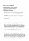 Research paper thumbnail of Secularism in Iran and the Red-Herring of 'Imperialism'