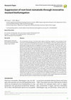 Research paper thumbnail of Suppression of root-knot nematode through innovative mustard biofumigation