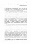 Research paper thumbnail of O matriarcado e o antropófago quase-transcendental