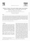 Research paper thumbnail of Addition of mucin to the growth medium triggers mucus-binding activity in different strains ofLactobacillus reuteriin vitro