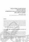 Research paper thumbnail of En el cómic nadie puede oír tus gritos: a propósito de las adaptaciones del cine al cómic