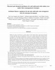 Research paper thumbnail of Physical and chemical attributes of a soil cultivated with rubber tree under three management strategies