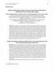 Research paper thumbnail of Analysis of flood pulse dynamics in the lower basin of the San Pedro River (northwestern Mexico) using remote sensing