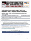 Research paper thumbnail of Students' Satisfaction on the Design of Kawaii Style Pedagogical Agent in the Virtual Learning Environment