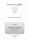 Research paper thumbnail of A Conic Approach to the Implementation of Reduced-Form Allocation Rules