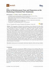 Research paper thumbnail of Effect of Reinforcement Type and Dispersion on the Hardening of Sintered Pure Aluminium