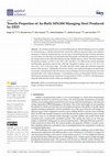 Research paper thumbnail of Tensile Properties of As-Built 18Ni300 Maraging Steel Produced by DED