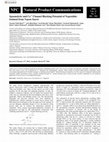 Research paper thumbnail of Spasmolytic and Ca++ Channel Blocking Potential of Nepetolide: Isolated from Nepeta Suavis