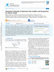 Research paper thumbnail of Therapeutic Potential of Quercetin: New Insights and Perspectives for Human Health