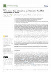 Research paper thumbnail of Open-Source Data Alternatives and Models for Flood Risk Management in Nepal